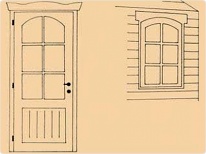 Okna, dveře, okenice